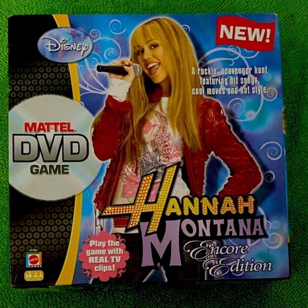 HANNAH MONTANA ENCORE EDITION DVD GAME-New/Factory Sealed.